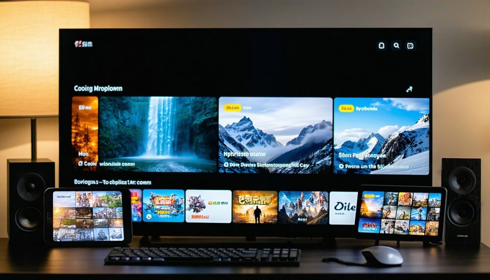 Streaming service on various devices Streaming service on various devices